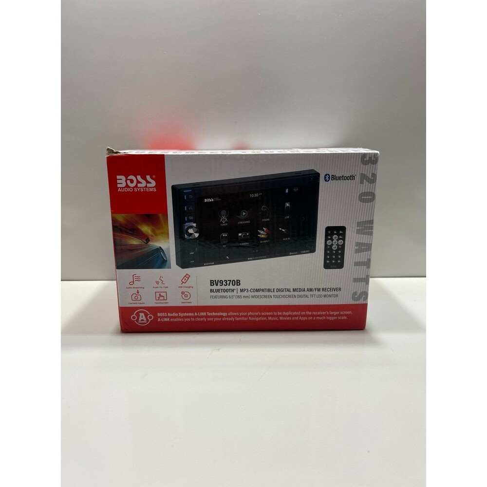 BOSS Audio System BV9370B 6.5" Touchscreen Bluetooth USB/SD/AM/FM NO CD PLAYER